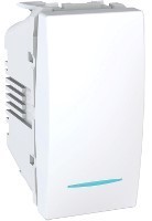 Schneider Electric MGU3.106.18N КНОПКА З ПІДСВІЧ.,1МОД.БІЛ