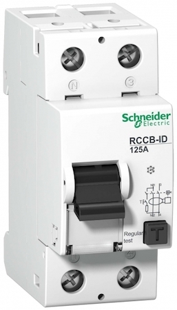 Schneider Electric 16972 ДИФФ.ВЫКЛ.НАГРУЗКИ ID 2П 125A 30МA тип Asi сверхпомехоустойчивый