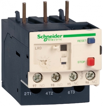Schneider Electric LRD126 ТЕПЛ. РЕЛЕ ПЕРЕГРУЗКИ 5,5 A 8A .