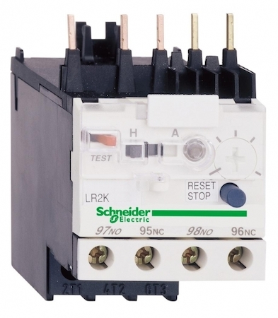 Schneider Electric LR2K0302 ТЕПЛОВОЕ РЕЛЕ ПЕРЕГРУЗКИ 3P 0,16-0,23