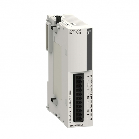 Schneider Electric TM2ALM3LT МОДУЛЬ АНАЛОГ 2ВХ ТП/1ВЫХ В-МА 12БИТ