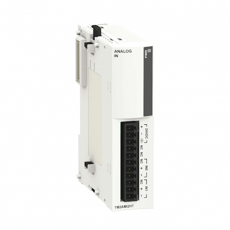 Schneider Electric TM2AMI2HT МОДУЛЬ АНАЛОГ 2ВХ 0-10В/4-20МА 12БИТ