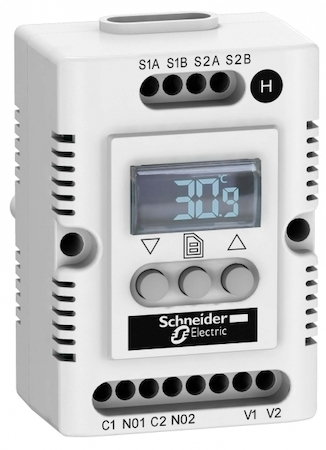 Schneider Electric NSYCCOTH30VID ЭЛЕКТРОННЫЙ ТЕРМОСТАТ 24В C 2 КОНТАКТАМИ