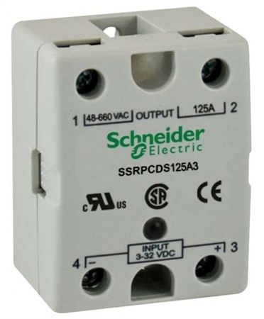 Schneider Electric SSRPCDS125A3 ТВЕРДОТЕЛЬНОЕ РЕЛЕ, 125А