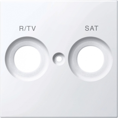 Schneider Electric MTN299825 MERTEN ЦЕНТР.ПЛАТА д/антенной розетки маркировкой R/TV и SAT, АКТИВНЫЙ БЕЛЫЙ, SM