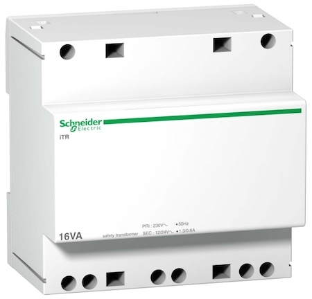 Schneider Electric A9A15218 ТРАНСФОРМАТОР БЕЗОПАСНОСТИ iTR 16ВА 12/24В