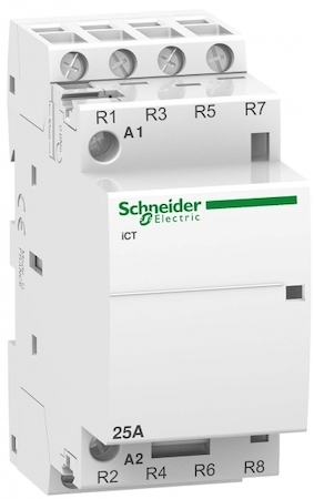 Schneider Electric A9C20837 МОДУЛЬНЫЙ КОНТАКТОР iCT25A 4НЗ 220/240В АС 50ГЦ