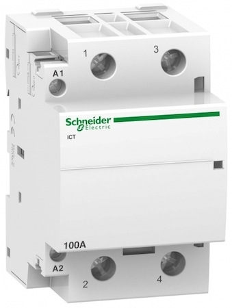 Schneider Electric A9C20882 МОДУЛЬНЫЙ КОНТАКТОР iCT100A 2НО 220/240В АС 50ГЦ