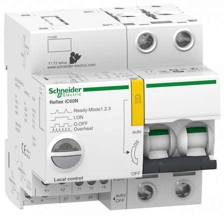 Schneider Electric A9C52210 АВТ. ВЫКЛ. REFLEX iC60N 2П 10A C