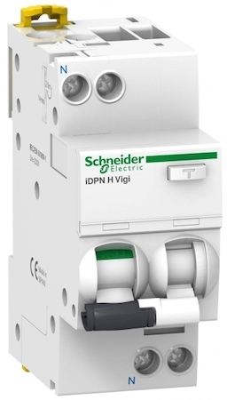 Schneider Electric A9D38616 ДИФФЕРЕНЦИАЛЬНЫЙ АВТОМАТИЧЕСКИЙ ВЫКЛЮЧАТЕЛЬiDPN H VIGI 10KA 16A C 30MA Asi