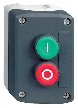 Schneider Electric Кнопочный пост 2 кнопки с возвратом XALD214