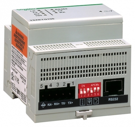 Schneider Electric TSXETG100 МОСТ MODBUS ETHERNET TCP/IP