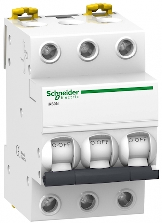 Schneider Electric A9K24363 АВТОМАТИЧЕСКИЙ ВЫКЛЮЧАТЕЛЬ iK60 3П 63A C