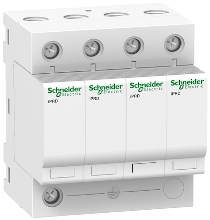 Schneider Electric A9L16559 Модульный ограничитель перенапряжения iPRD65r 3п+N 340V с инд.срабатывания