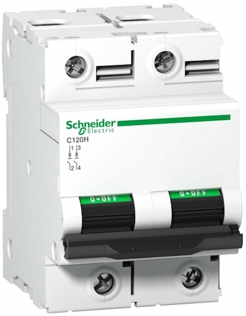 Schneider Electric A9N18503 АВТОМАТИЧЕСКИЙ ВЫКЛЮЧАТЕЛЬ C120H 2П 125A D
