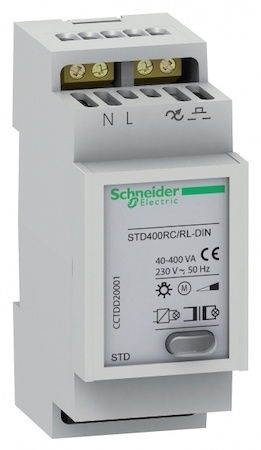 Schneider Electric CCTDD20001 ДИММЕР 400ВТ STD400RC/RL-DIN ОДИНОЧНЫЙ