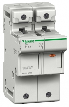 Schneider Electric MGN15709 РАЗЪЕД-ЛЬ ПРЕДОХРАНИТЕЛЬ SBI 1П+Н 14Х51 380В