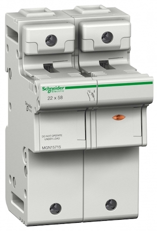 Schneider Electric MGN15715 РАЗЪЕД-ЛЬ ПРЕДОХРАНИТЕЛЬ SBI 1П+Н 22Х58 380В