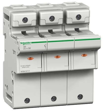 Schneider Electric MGN15717 РАЗЪЕД-ЛЬ ПРЕДОХРАНИТЕЛЬ SBI 3П 22X58 380В