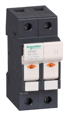 Schneider Electric DF82V РАЗЪЕДИНИТЕЛЬ-ПРЕДОХРАНИТЕЛЬ 25A.С УКАЗАТЕЛЕМ СРАБАТЫВАНИЯ 2Р.8,5Х31,5