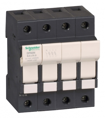 Schneider Electric DF83N РАЗЪЕДИНИТЕЛЬ-ПРЕДОХРАНИТЕЛЬ 25A.3Р+N.8,5Х31,5