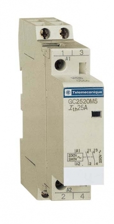 Schneider Electric GC1611F5 МОДУЛЬНЫЙ КОНТАКТОР 2ПОЛЮСА (НО+НЗ).16А. ЦЕПЬ УПРАВЛЕНИЯ 110В 50ГЦ