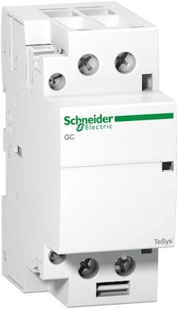 Schneider Electric GC4020M6 МОДУЛЬНЫЙ КОНТАКТОР 2ПОЛЮСА (2НО).40А. ЦЕПЬ УПРАВЛЕНИЯ 220В 60ГЦ