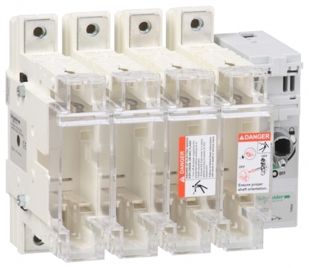 Schneider Electric GS2QQ4 ВЫКЛЮЧАТЕЛЬ-РАЗЪЕДИНИТЕЛЬ-ПРЕДОХРАНИТЕЛЬ 4X 400A 2