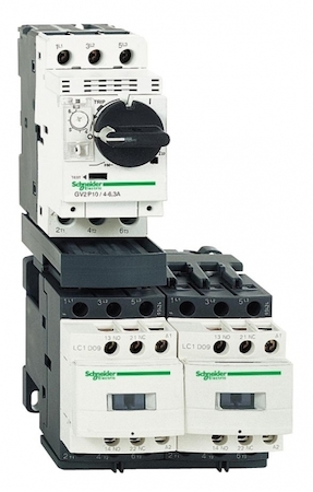 Schneider Electric GV2DP208M7 КОМБИНИРОВАНЫЙ ПУСКАТЕЛЬ РЕВЕРСИВНЫЙ.2,5-4А.220B.50/60ГЦ,КООРДИНАЦИЯ-2