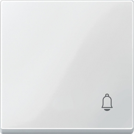 Schneider Electric MTN438819 MERTEN КЛАВИША с пиктограммой "звонок", ПОЛ.БЕЛЫЙ, SM