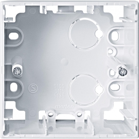 Schneider Electric MTN510525 КОРПУС Д/ОТКР. МОНТАЖА 1-МЕСТНЫЙ активно-белый