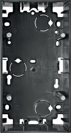 Schneider Electric MTN510614 Корпус для открытого монтажа, 2 поста, антрацит