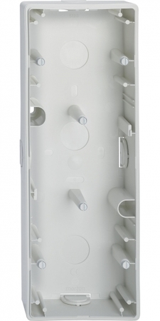 Schneider Electric MTN512319 MERTEN КОРПУС M-SMART для открытого монтажа, 3-пост, ПОЛ.БЕЛЫЙ, SM