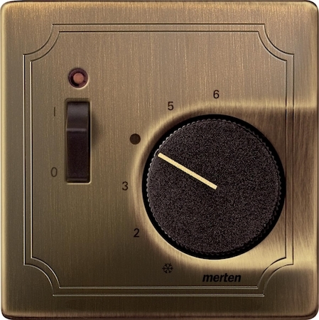 Schneider Electric MTN539743 MERTEN ЦЕНТР. ПЛАТА ТЕРМОРЕГ-РА с выкл., АНТ. ЛАТУНЬ, SD