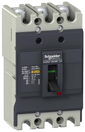 Schneider Electric EZC100F3080 3П3Т АВТ. ВЫКЛ. EZC100 10KA/400В 80 A