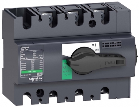 Schneider Electric 28910 ВЫКЛЮЧАТЕЛЬ-РАЗЪЕДИНИТЕЛЬ INS125 3П