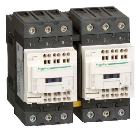 Schneider Electric LC2D40A3C7 3р Реверсивный контактор 40А 32В ac 50/60Гц