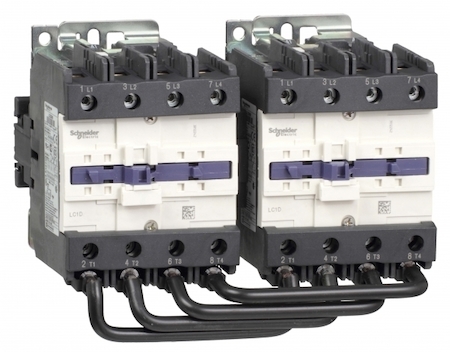 Schneider Electric LC2D80004Q7 КОНТ.РЕВЕРС.D 4Р(4НО),AC1 125A,380V 50ГЦ