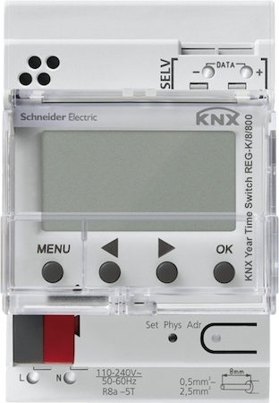 Schneider Electric MTN6606-0008 Таймер годовой REG-K/8/800