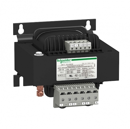 Schneider Electric ABT7PDU063B PHASEO ТРАНСФОРМАТОР 230В И 400В ± 15В/2X24В 630ВА