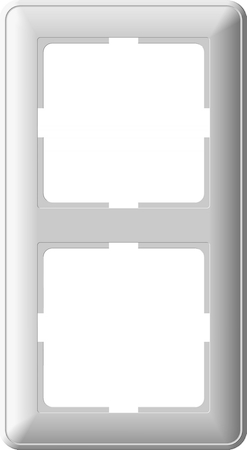 Schneider Electric KD-2-18 W59 2-постовая РАМКА, БЕЛЫЙ