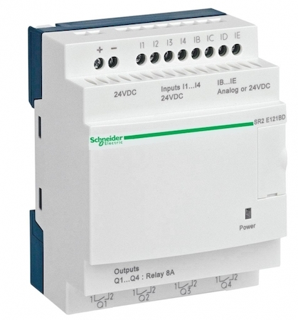 Schneider Electric SR2D201FU ZELIO LOGIC РЕЛЕ ЭКОНОМ 20ВХ/ВЫХ ~240В