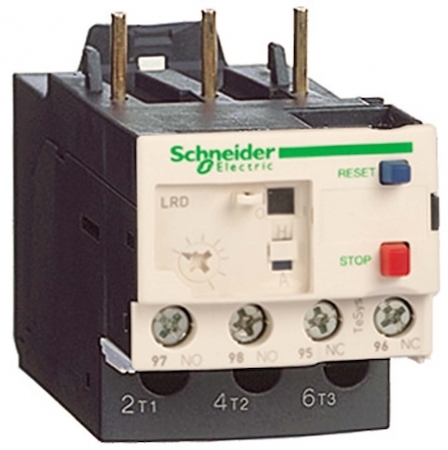 Schneider Electric LRD01 ТЕПЛ. РЕЛЕ ПЕРЕГРУЗКИ 0,1-0,16A КЛАСС10 С ЗАЖИМОМ ПОД ВИНТ