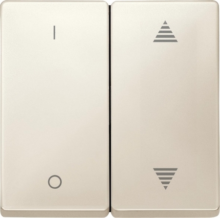 Schneider Electric MTN626644 SD,Клавиша для модуля 2 кнопочного выключателя РИС ВВ/ВН,1/0, бежевый