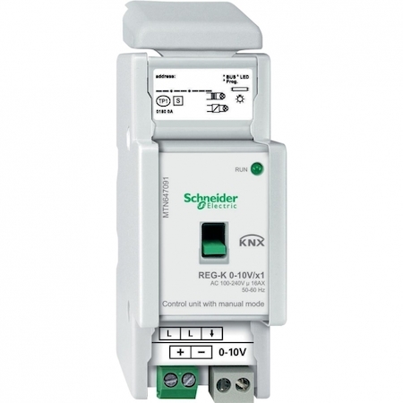 Schneider Electric MTN647091 БЛОК УПРАВ 0-10 V REG-K/1-КАНАЛ С РУЧН УПР