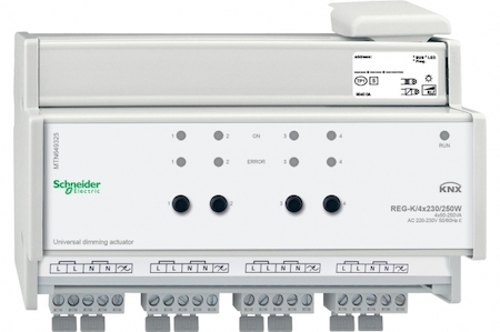 Schneider Electric MTN649325 УН. ИСП. У-ВО СВЕТ-РА REG-K/4x230/250ВТ