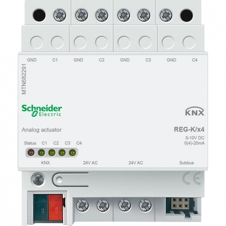 Schneider Electric MTN682291 АНАЛОГОВЫЙ АКТОР REG-K/2 ПОСТА