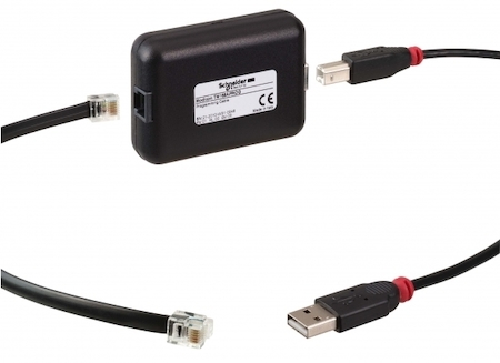 Schneider Electric TM168APROG Кабель программ М168 USB/mini-USB RJ11