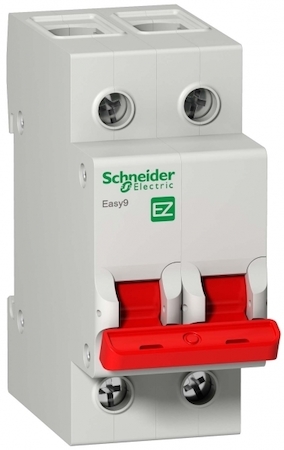 Schneider Electric EZ9S16263 ВЫКЛ. НАГРУЗКИ EASY9 (мод. рубильник) 2П 63А 400В =S=