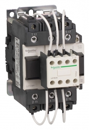 Schneider Electric LC1DWK12P7 КОНТАКТОР ДЛЯ КОНДЕНСАТОРНЫХ БАТАРЕЙ 60КВАР 230В,50ГЦ